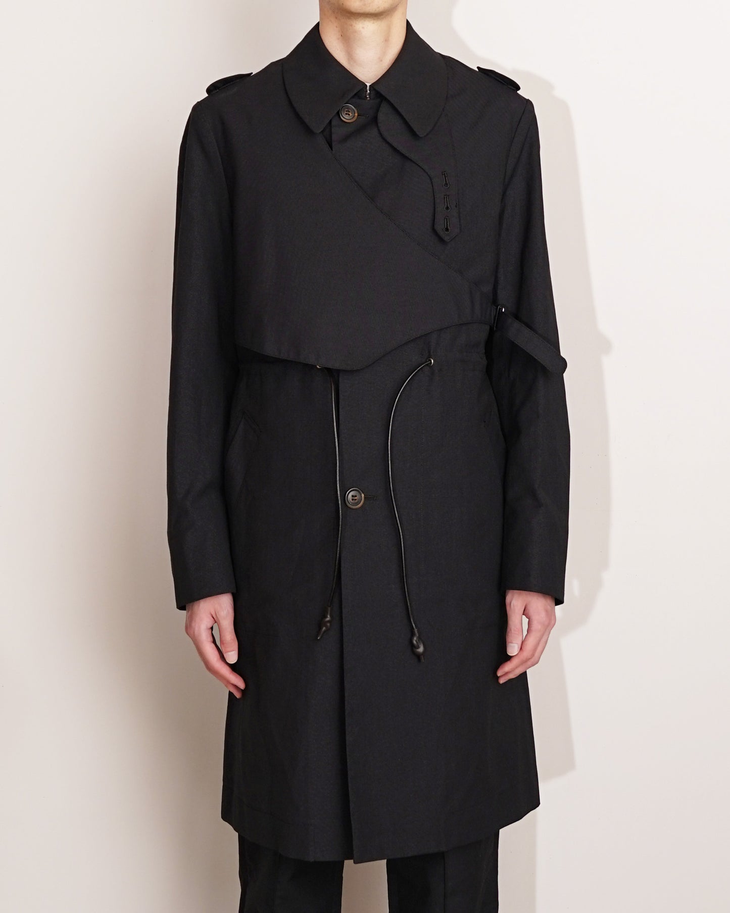 Wool Washi Trench Coat