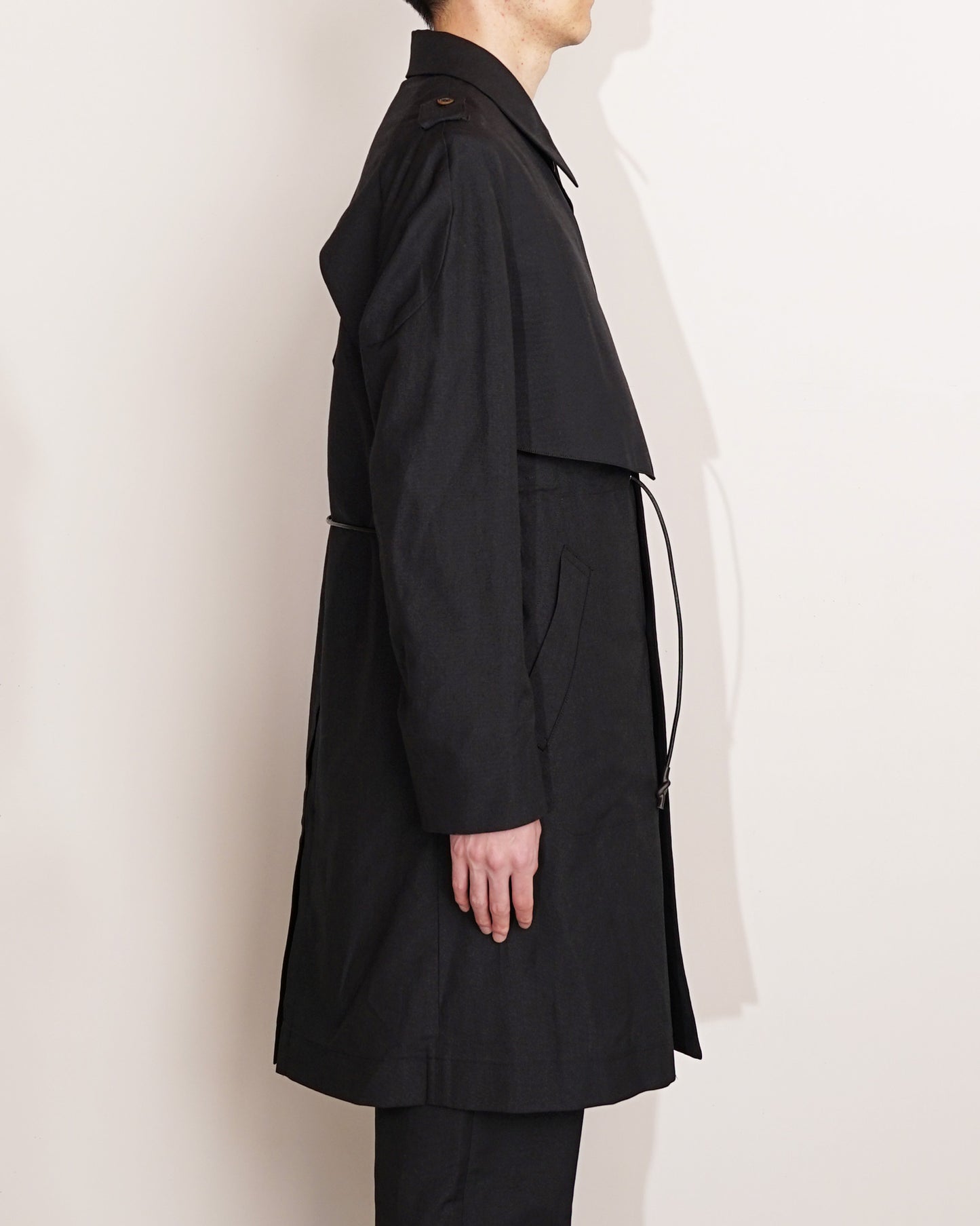 Wool Washi Trench Coat