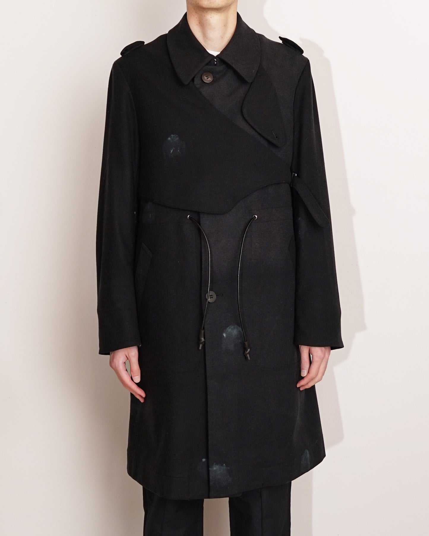 Super160s Wool Trench Coat