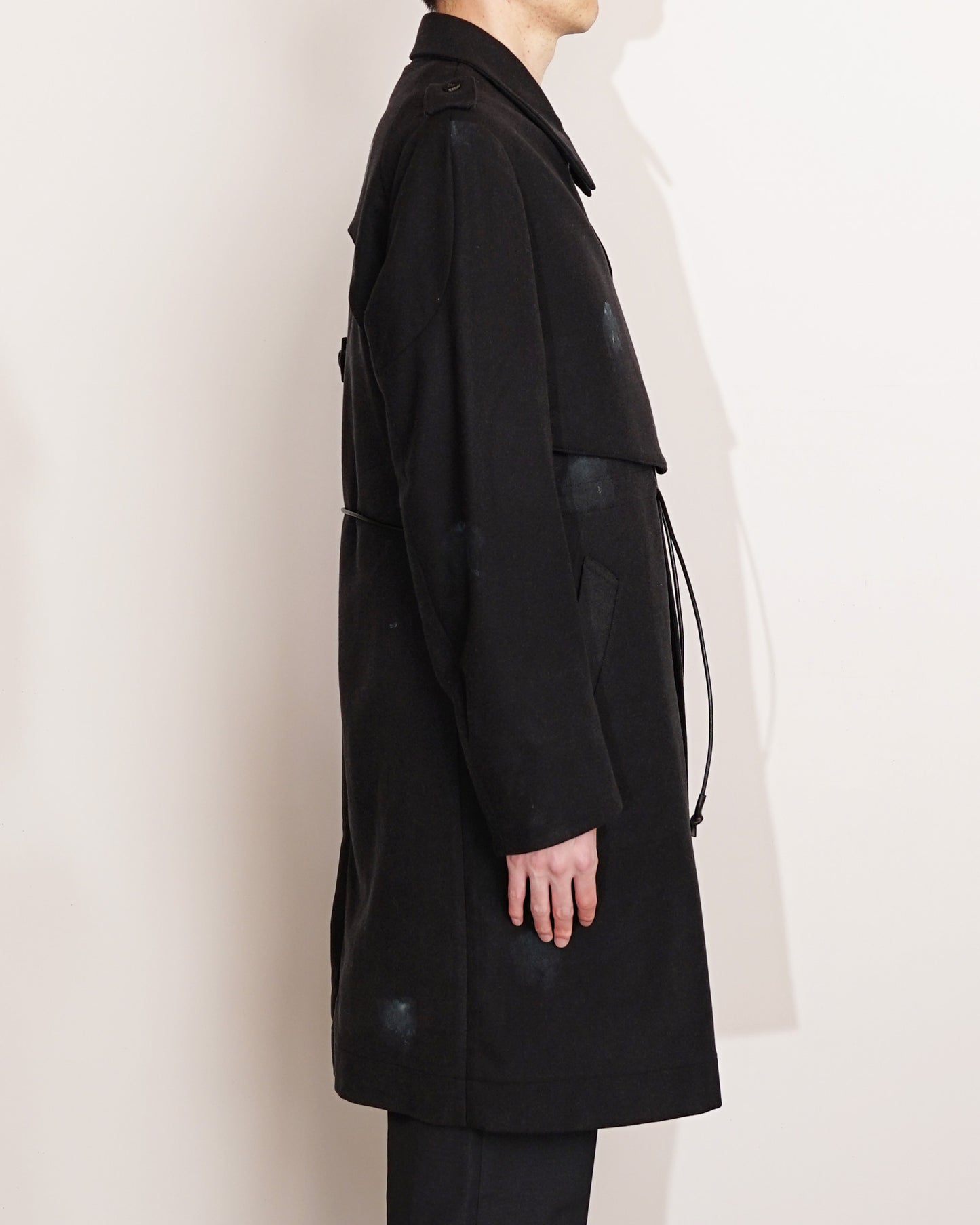 Super160s Wool Trench Coat