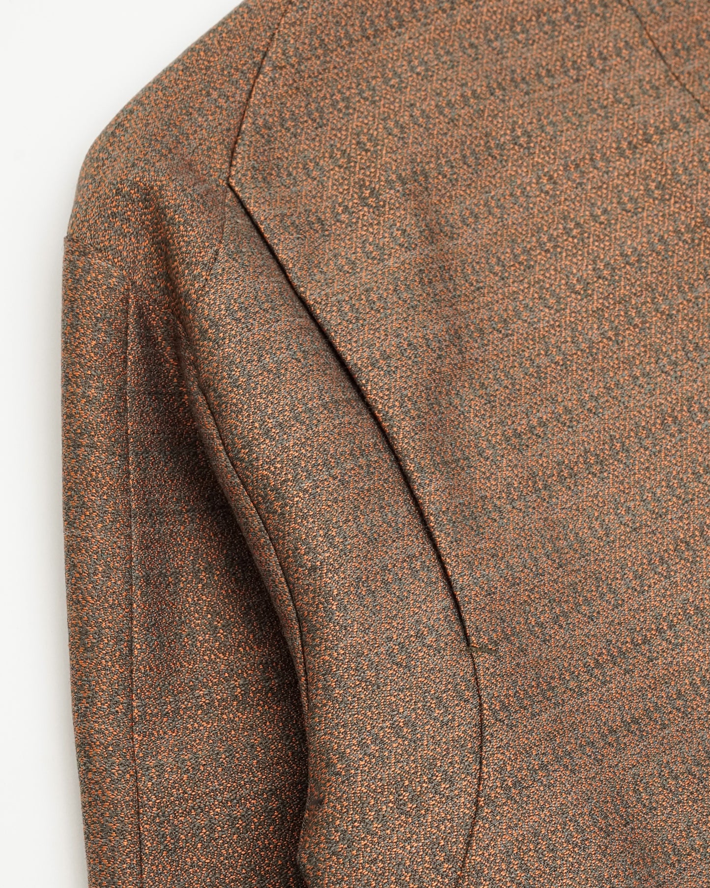 No Collar Jacket(Orange×Green)