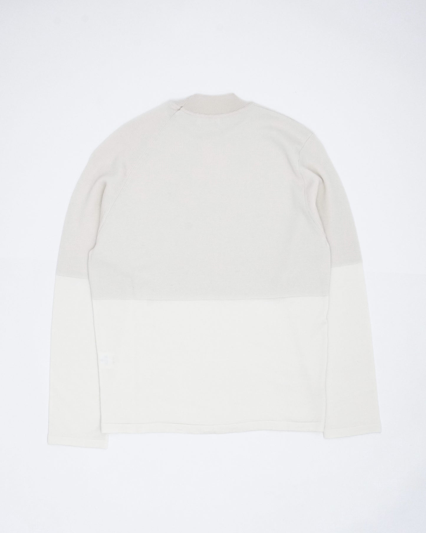Bicolour Pullover(White×White)