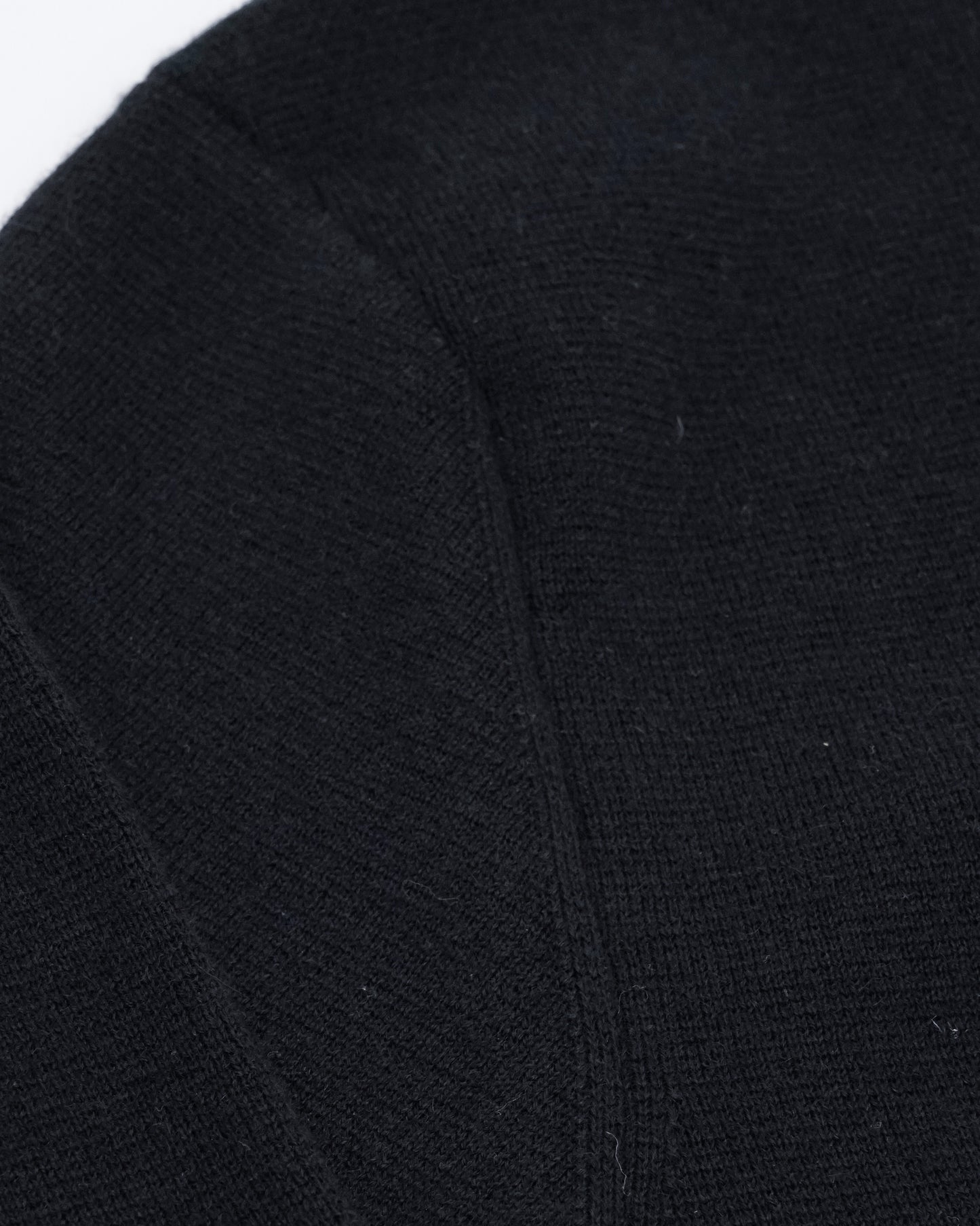 Bicolour Pullover(Black×Black)