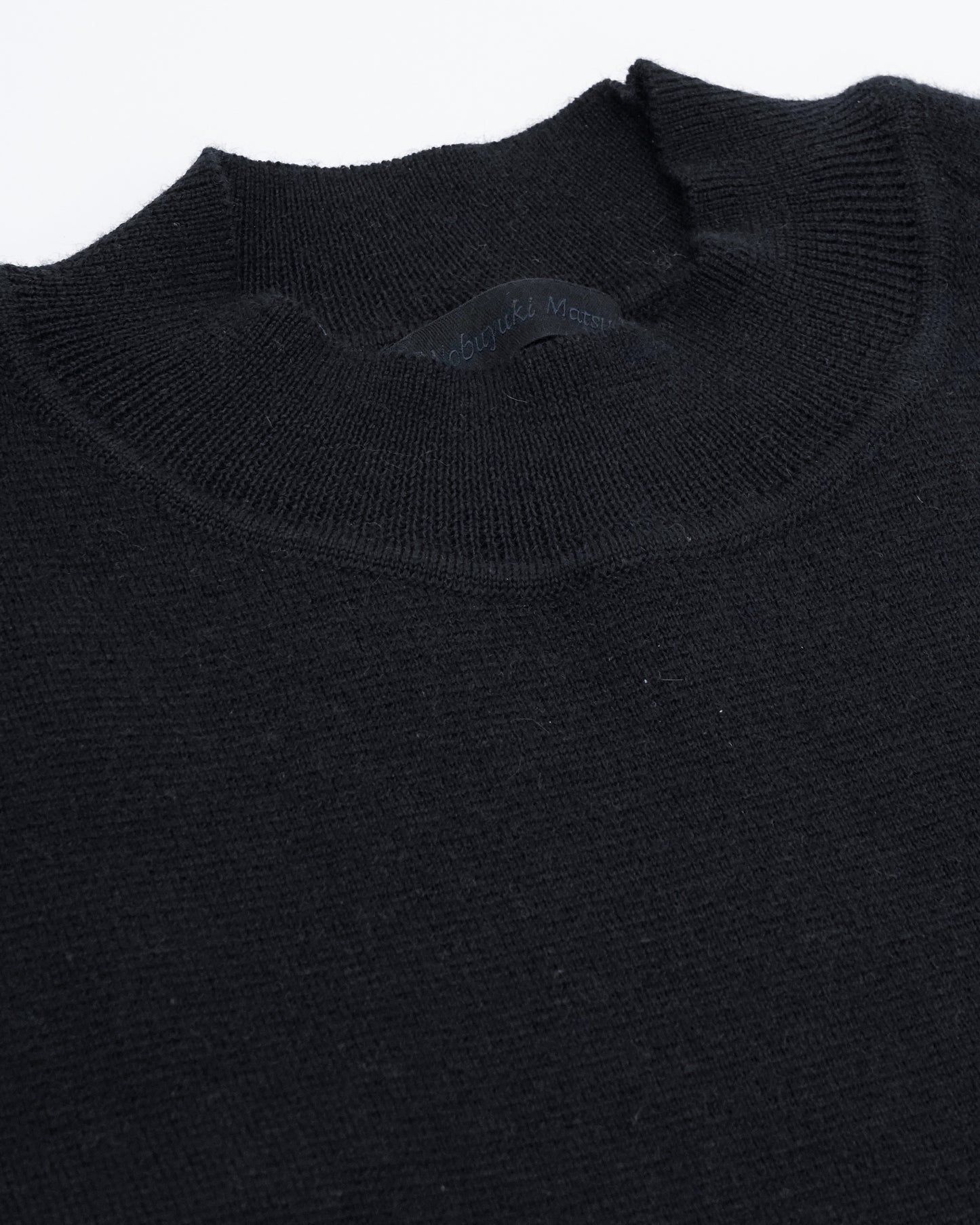 Bicolour Pullover(Black×Black)