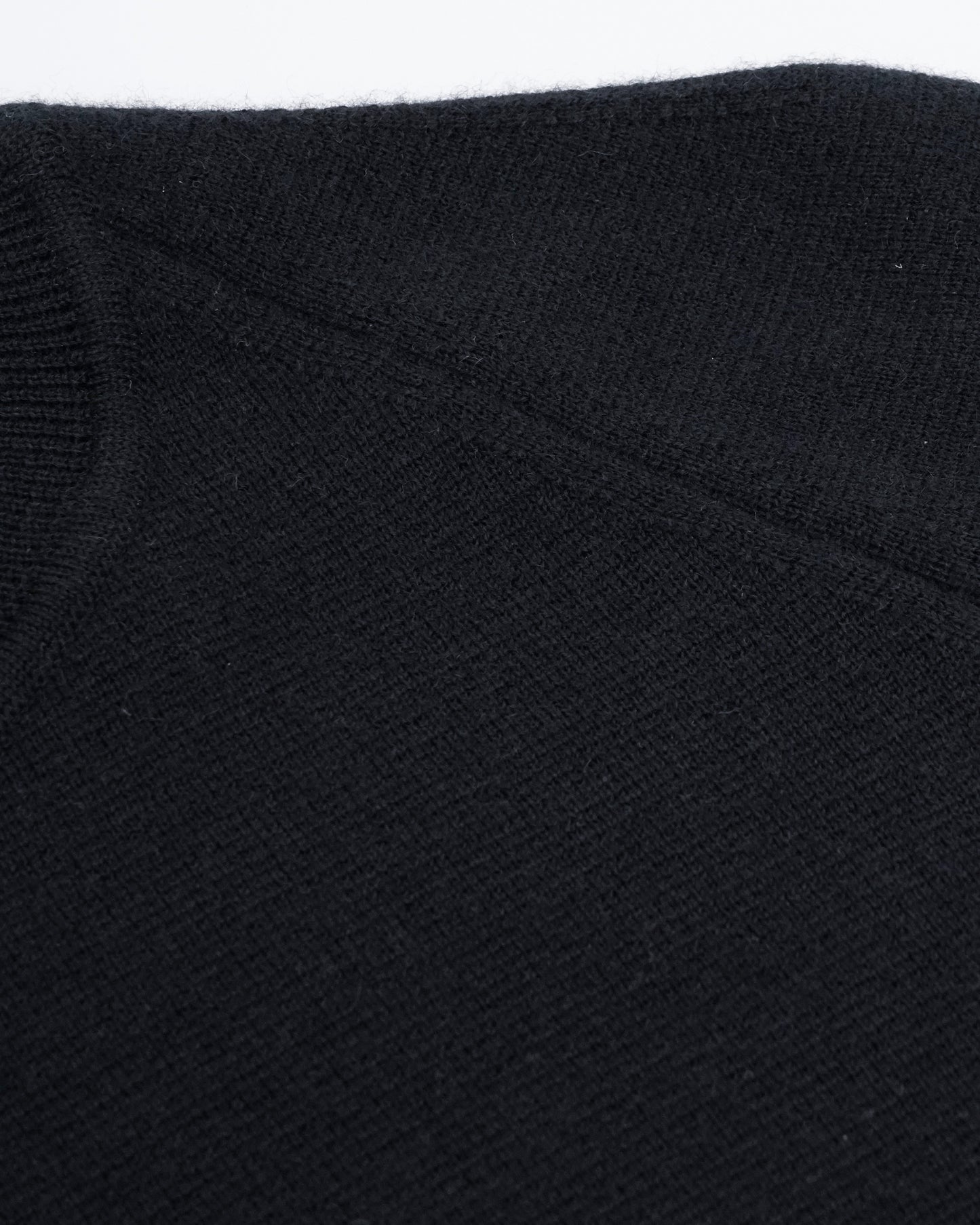 Bicolour Pullover(Black×Black)