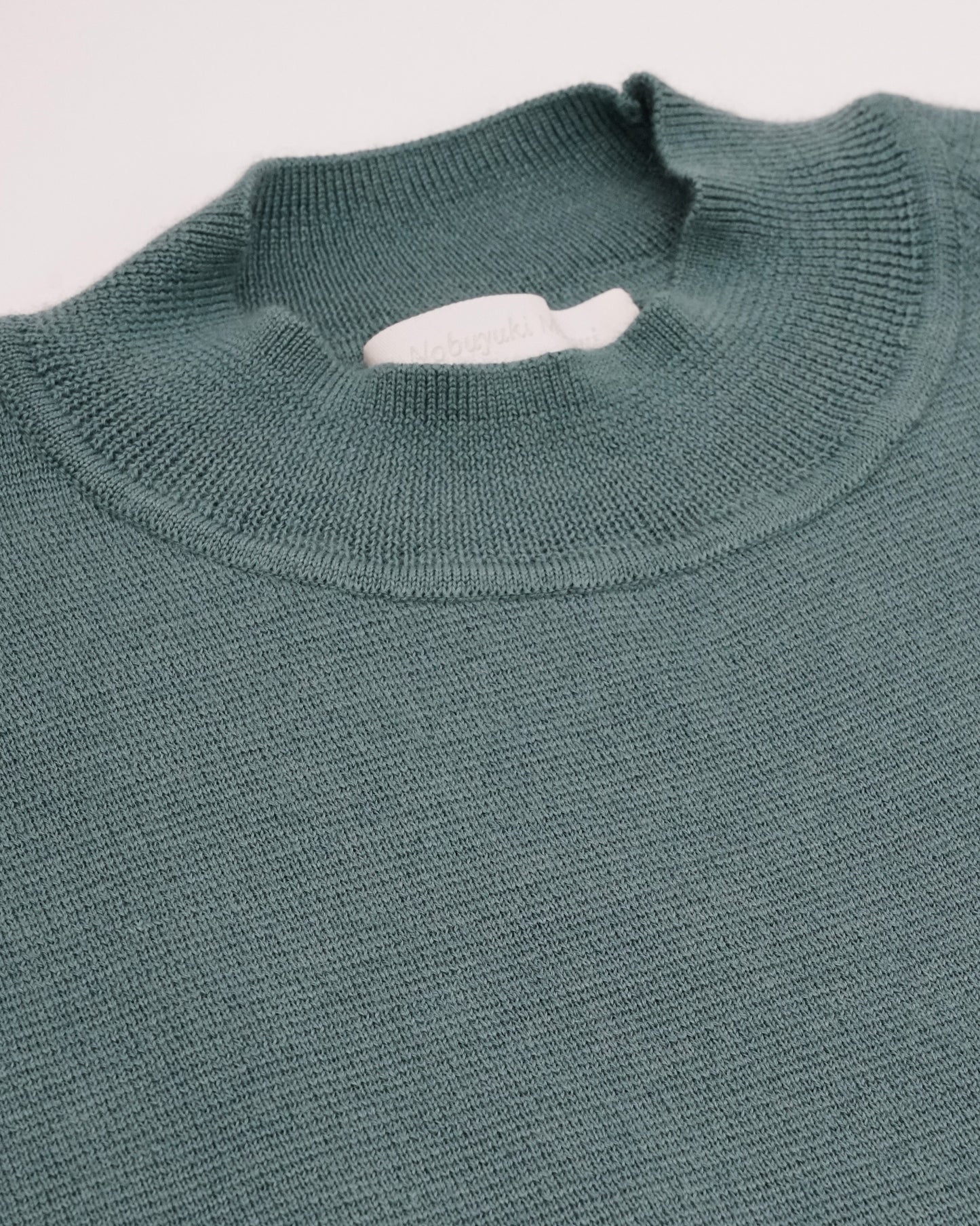 Bicolour Pullover Knit(Green×L.Green)