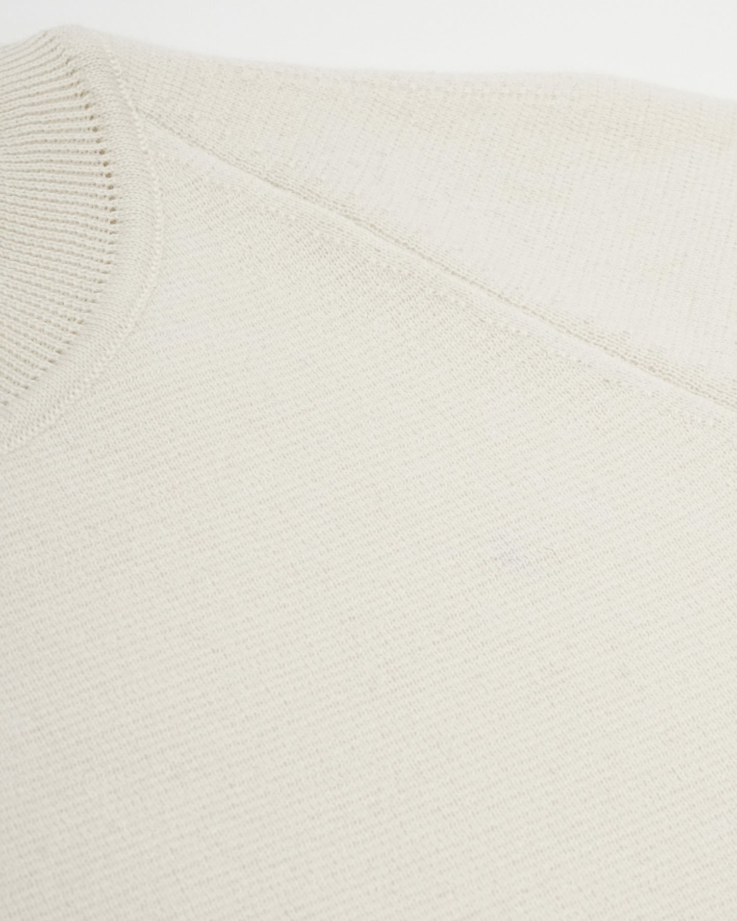 Bicolour Pullover(White×White)