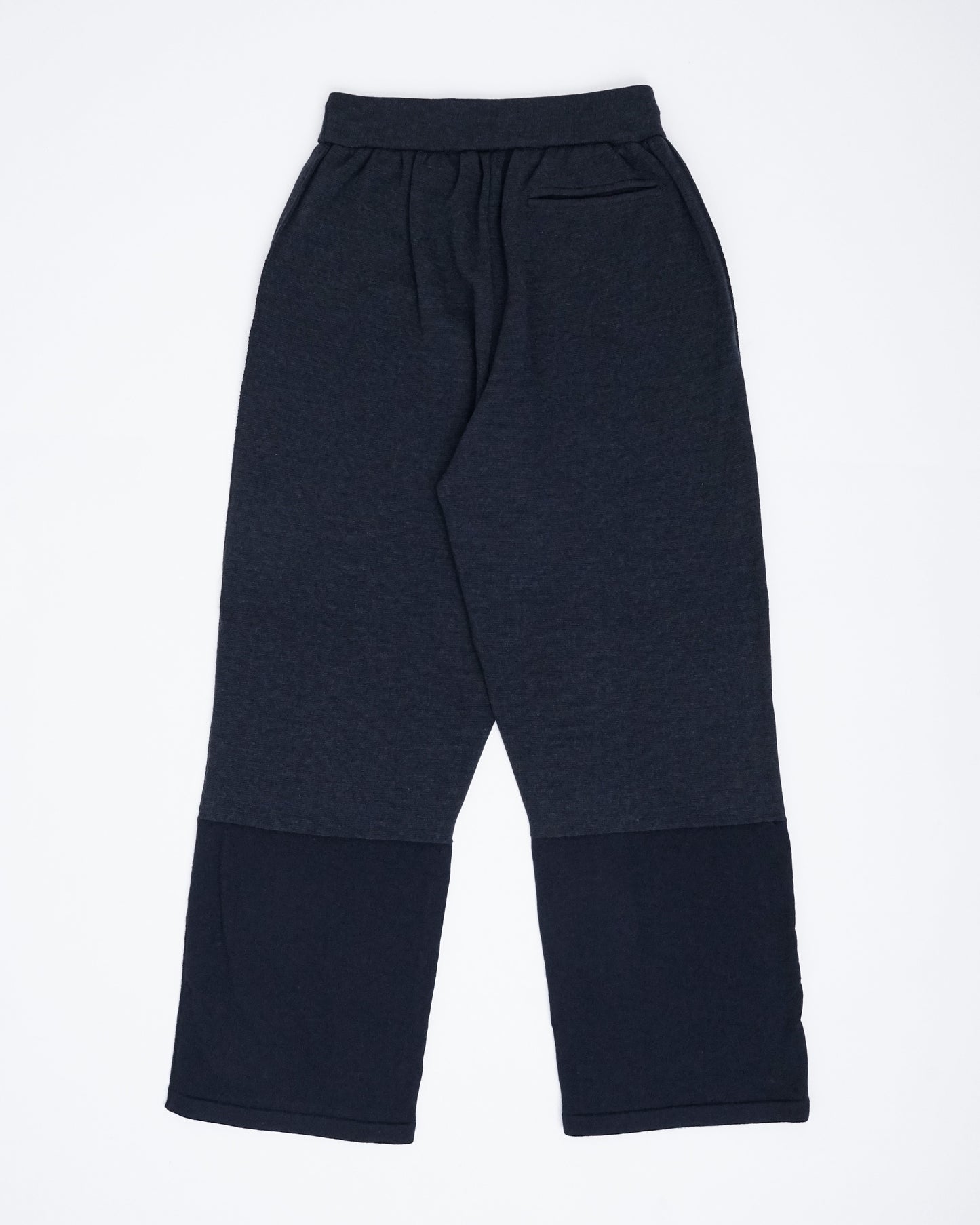 Bicolour Knit Pants(Navy×Navy)