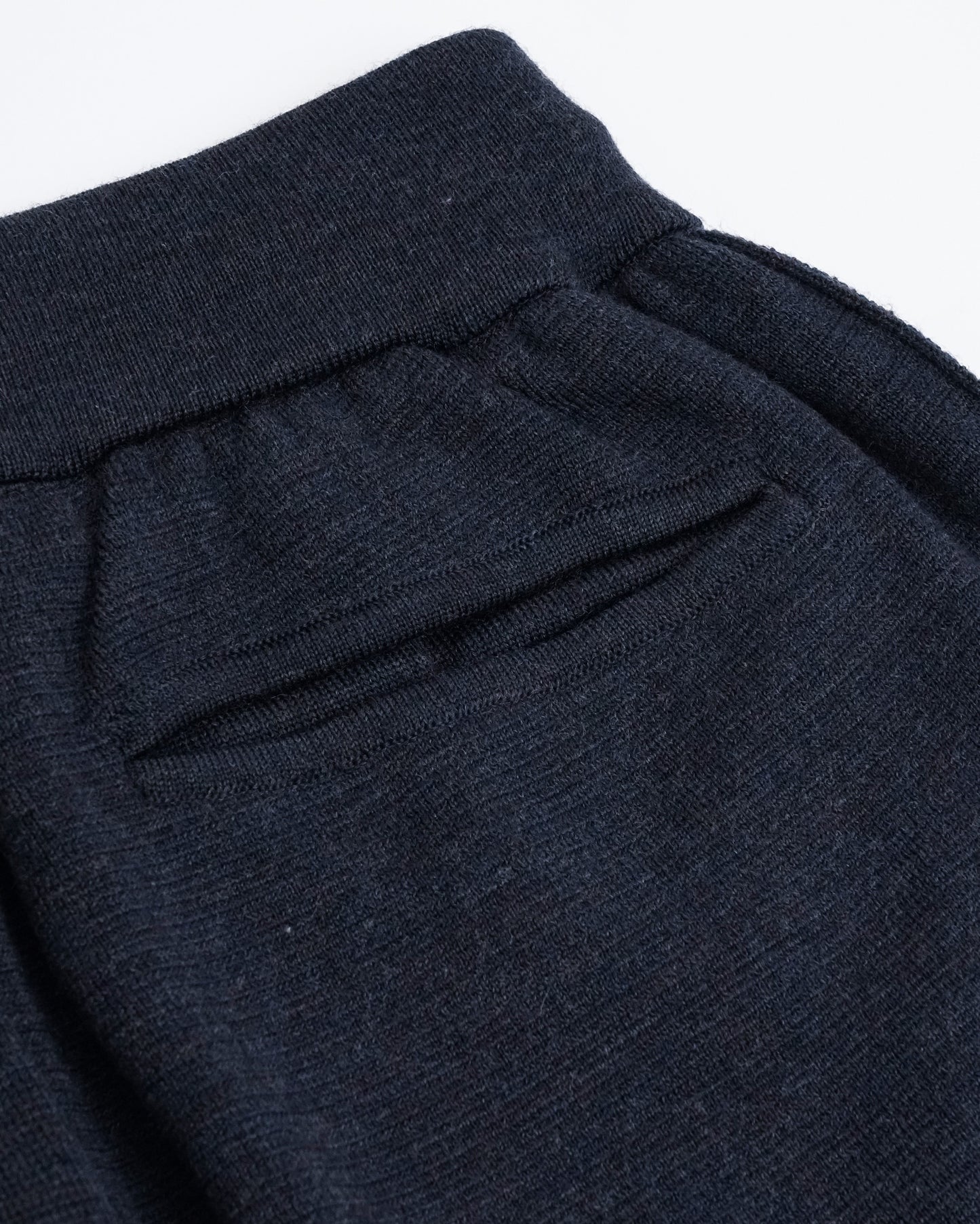 Bicolour Knit Pants(Navy×White)