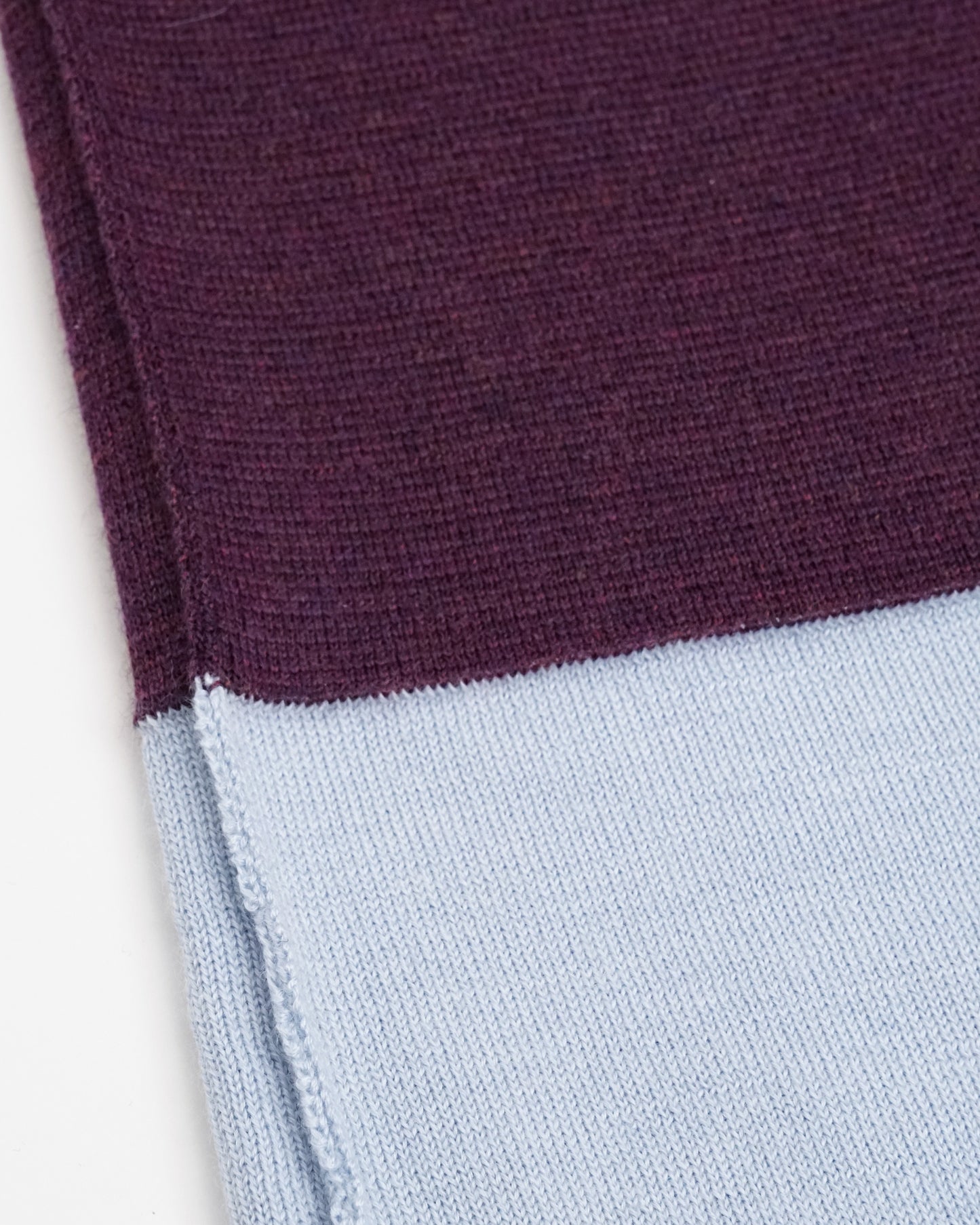 Bicolour Knit Pants(Light Blue×Purple)