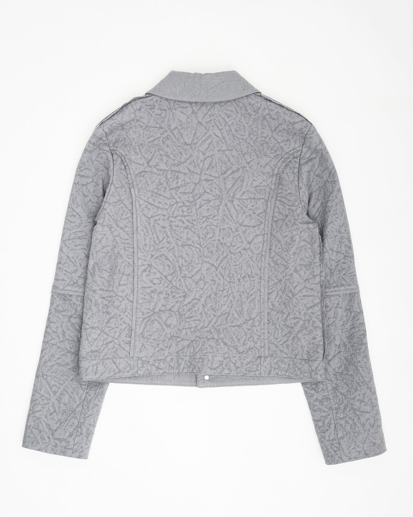 Shrink raw edge jacket